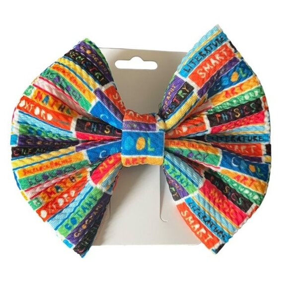 Back to the Books New 5" Hairbow - Picture 1 of 4